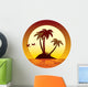 Tropical Island Wall Decal Design 6