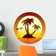 Tropical Island Wall Decal Design 6