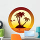 Tropical Island Wall Decal Design 6