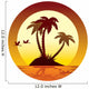 Tropical Island Wall Decal Design 6