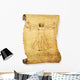 Leonardo's Vitruvian Man Old Wall Decal