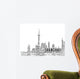 Shanghai Fantastic Abstract Design Wall Decal
