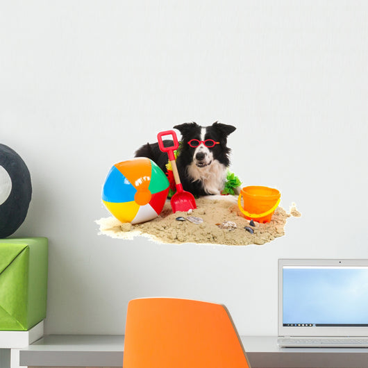 Dog Vacation Wall Decal