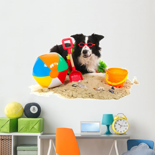 Dog Vacation Wall Decal