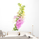 Purple and White Foxglove Wall Decal