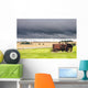 Old Rusty Tractor with Wall Decal