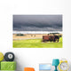 Old Rusty Tractor with Wall Decal
