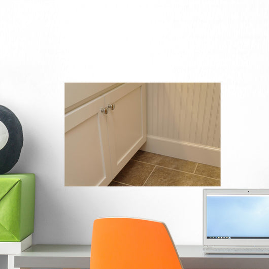 Wainscoting and Cabinets Wall Decal
