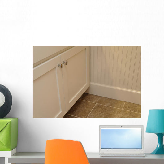 Wainscoting and Cabinets Wall Decal