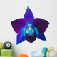Blue and Purple Orchid Flower Wall Decal
