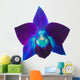 Blue and Purple Orchid Flower Wall Decal
