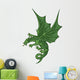 Green Dragon Sketch Wall Decal
