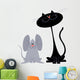 Cat and Mouse Wall Decal