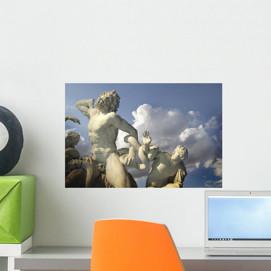 Sculpture Caroonte and His Wall Decal