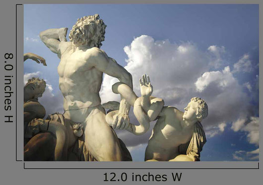 Sculpture Caroonte and His Wall Decal