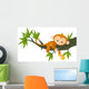 Baby Monkey Tree Wall Decal