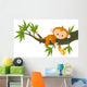 Baby Monkey Tree Wall Decal