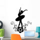 Ballet Abstract Design 2 Wall Decal