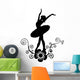 Ballet Abstract Design 2 Wall Decal