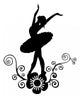 Ballet Abstract Design 2 Wall Decal