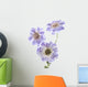 Purple Scabiosa Flowers Wall Decal