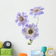 Purple Scabiosa Flowers Wall Decal