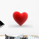 Grosses Rotes Herz Wall Decal