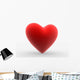 Grosses Rotes Herz Wall Decal