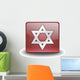 Red 3D Effect Icon Wall Decal