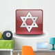 Red 3D Effect Icon Wall Decal