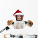 Vintage Mechanical Monkey Toy Wall Decal