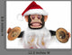 Vintage Mechanical Monkey Toy Wall Decal