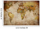 World Map Wall Decal