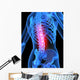 Skeleton with Back Pain Wall Decal
