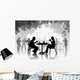 Street Cafe with Resting Wall Decal