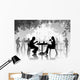 Street Cafe with Resting Wall Decal