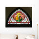 Painted Glasses Saint Church Wall Decal Design 3
