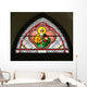 Painted Glasses Saint Church Wall Decal Design 3