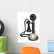 Antique Candlestick Telephone Wall Decal