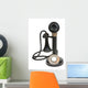 Antique Candlestick Telephone Wall Decal