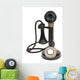 Antique Candlestick Telephone Wall Decal