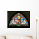 Painted Glasses Saint Church Wall Decal Design 2