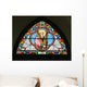Painted Glasses Saint Church Wall Decal Design 2