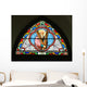 Painted Glasses Saint Church Wall Decal Design 2