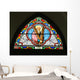 Painted Glasses Saint Church Wall Decal Design 2