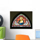 Painted Glasses Saint Church Wall Decal Design 1