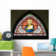 Painted Glasses Saint Church Wall Decal Design 1
