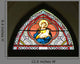 Painted Glasses Saint Church Wall Decal Design 1