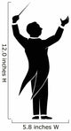 Conductor Wall Decal