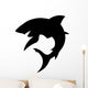 Shark Silhouette Wall Decal